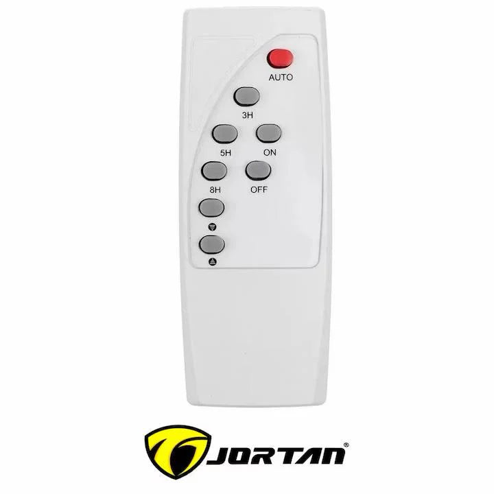Proiector Solar LED 600W JORTAN Exterior cu Panou Solar Extern, Telecomanda, Lumina Alb Rece 6500K, IP66 Rezistent la Apa și Praf, Fara Consum Electric, Ideal pentru Curte, Alee, Garaj Si Parcare