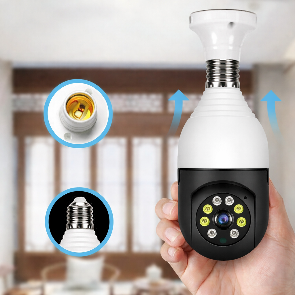 Pachet 3 Camere de Supraveghere WiFi Jortan 9296HJB, 2MP Full HD 1080P, PTZ 355°, Interior, Vedere Nocturnă Color, Audio Bidirecțional, Aplicație Yoosee, 3 Carduri MicroSD 32GB Incluse