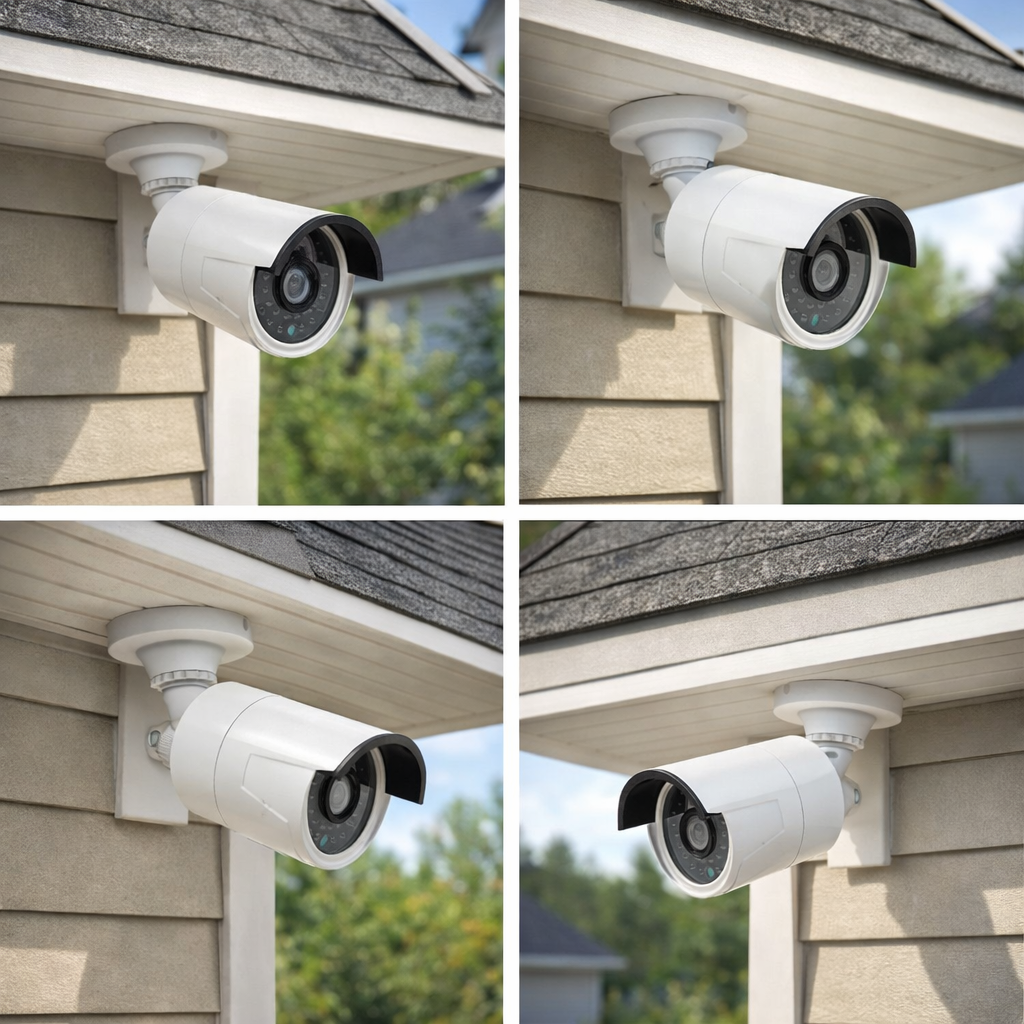 Sistem de Supraveghere CCTV Jortan, 4 Camere, DVR Inclus, PTZ 360°, Vedere Nocturna IR, Detectie Miscare, Monitorizare 24/7, Acces Mobil