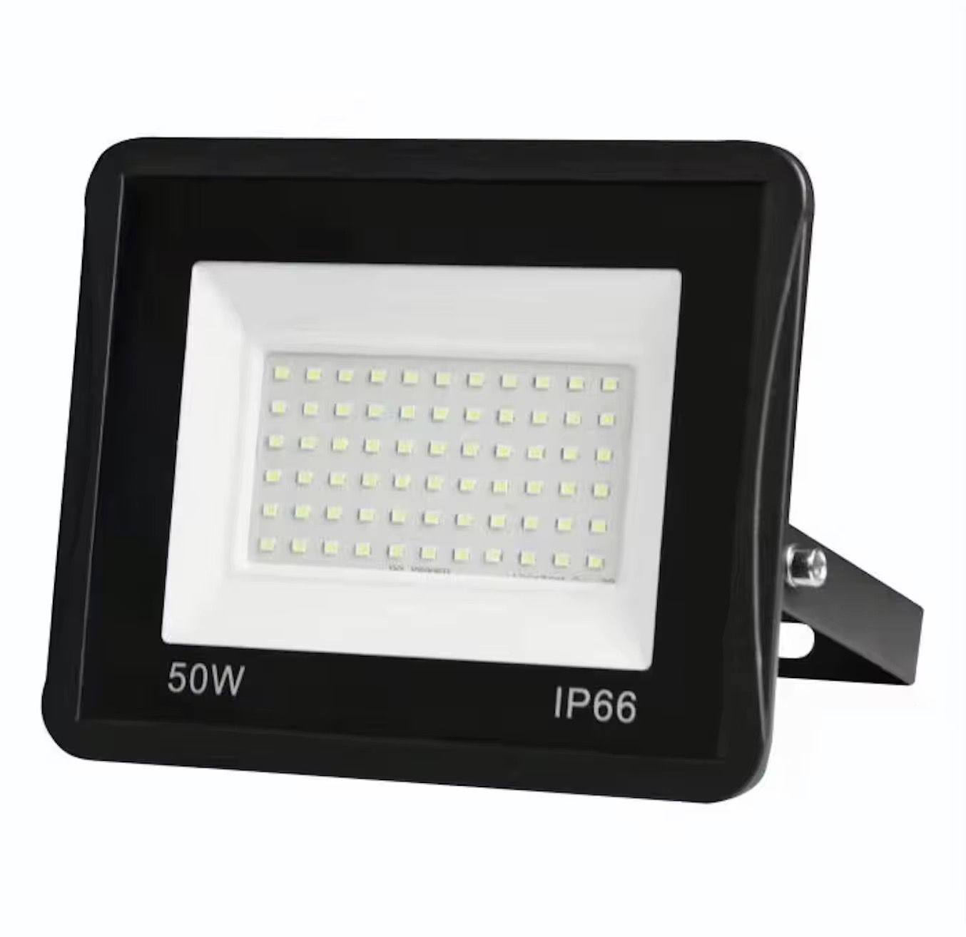 Proiector LED JORTAN Exterior 50W, Alimentare 230V, 36 LED-uri, 3000 Lumeni, Lumină Caldă Intensă, Carcasă Aluminiu + Sticlă, IP66 Rezistent la Apă și Praf, pentru Curte, Alee, Garaj și Parcare