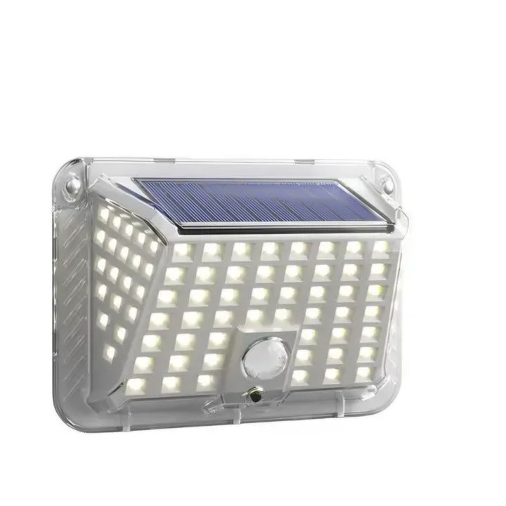 Lampa Solara LED cu Senzor de Miscare, Iluminare 3D, IP65, pentru Exterior